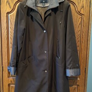 Women's Brown Raincoat